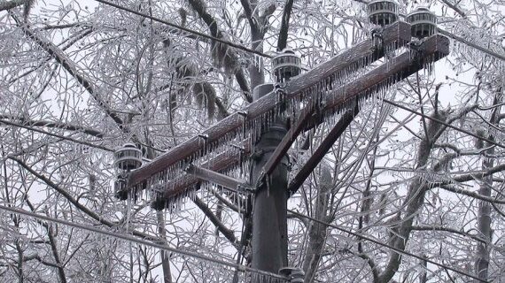 The lights were out in Ellerbe and Derby